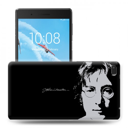 Дизайнерский силиконовый чехол для Lenovo Tab 4 7 Essential Джон Леннон