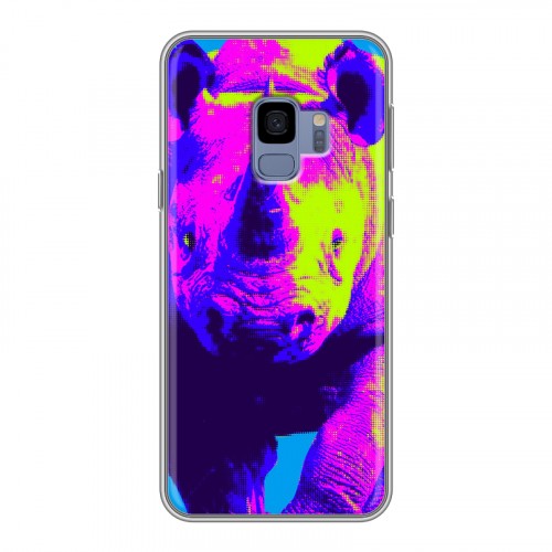 Дизайнерский пластиковый чехол для Samsung Galaxy S9 Животный поп-арт