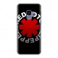 Дизайнерский пластиковый чехол для Samsung Galaxy S9 Red Hot Chili Peppers