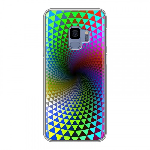 Дизайнерский пластиковый чехол для Samsung Galaxy S9 Абстракции Вращение
