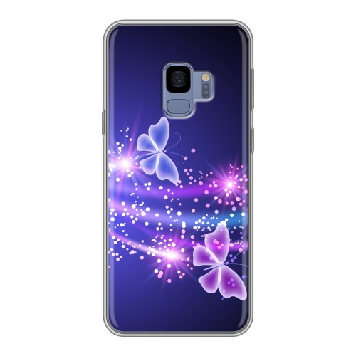 Дизайнерский пластиковый чехол для Samsung Galaxy S9 Неон