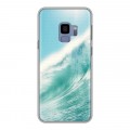 Дизайнерский пластиковый чехол для Samsung Galaxy S9 волны