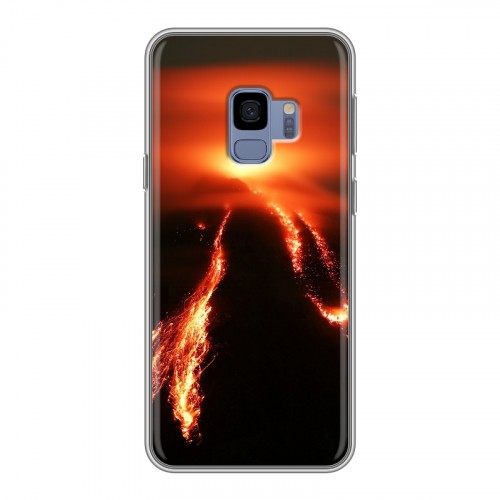 Дизайнерский пластиковый чехол для Samsung Galaxy S9 вулкан