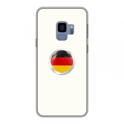 Дизайнерский пластиковый чехол для Samsung Galaxy S9 Флаг Германии
