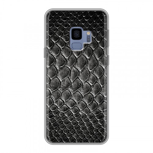 Дизайнерский пластиковый чехол для Samsung Galaxy S9 Кожа змеи