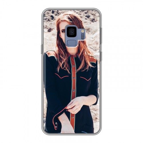 Дизайнерский пластиковый чехол для Samsung Galaxy S9 Эмма Робертс