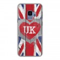 Дизайнерский пластиковый чехол для Samsung Galaxy S9 British love