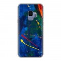 Дизайнерский пластиковый чехол для Samsung Galaxy S9 Мазки краски