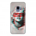 Дизайнерский пластиковый чехол для Samsung Galaxy S9 Супер стиль