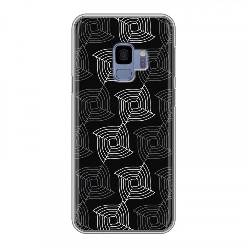 Дизайнерский пластиковый чехол для Samsung Galaxy S9 Геометрические вихри