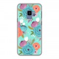 Дизайнерский пластиковый чехол для Samsung Galaxy S9 Причудливые цветы