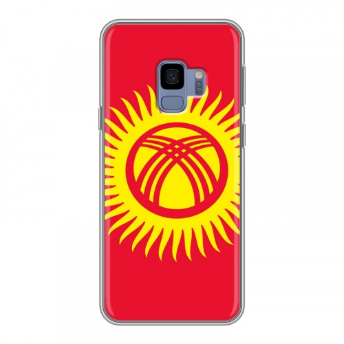 Дизайнерский пластиковый чехол для Samsung Galaxy S9 Флаг Киргизии