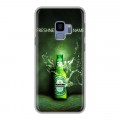 Дизайнерский пластиковый чехол для Samsung Galaxy S9 Heineken