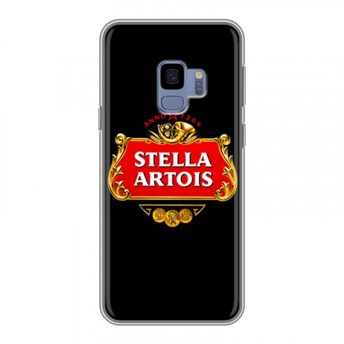 Дизайнерский пластиковый чехол для Samsung Galaxy S9 Stella Artois