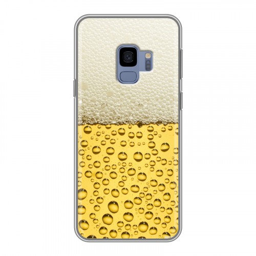 Дизайнерский пластиковый чехол для Samsung Galaxy S9 Пузырьки пива