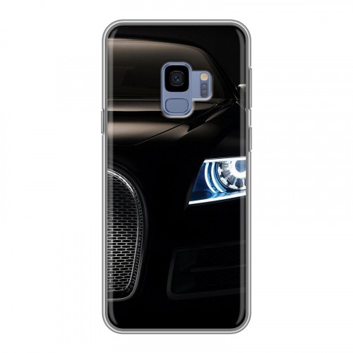 Дизайнерский пластиковый чехол для Samsung Galaxy S9 Bugatti