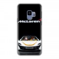 Дизайнерский пластиковый чехол для Samsung Galaxy S9 McLaren