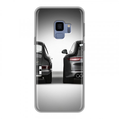 Дизайнерский пластиковый чехол для Samsung Galaxy S9 Porsche
