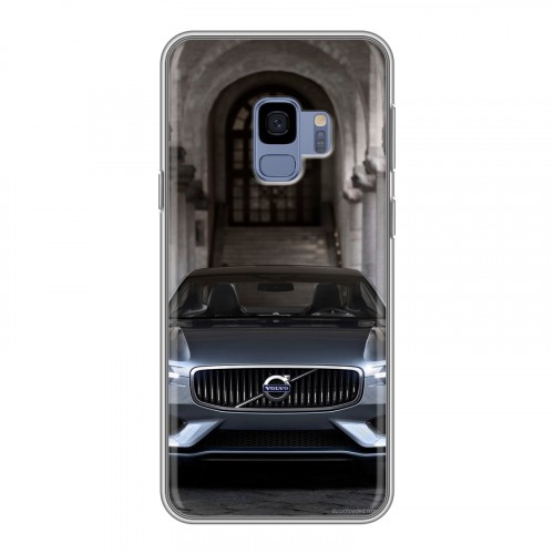 Дизайнерский пластиковый чехол для Samsung Galaxy S9 Volvo