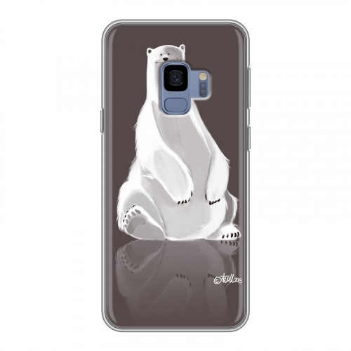 Дизайнерский пластиковый чехол для Samsung Galaxy S9 Медведи