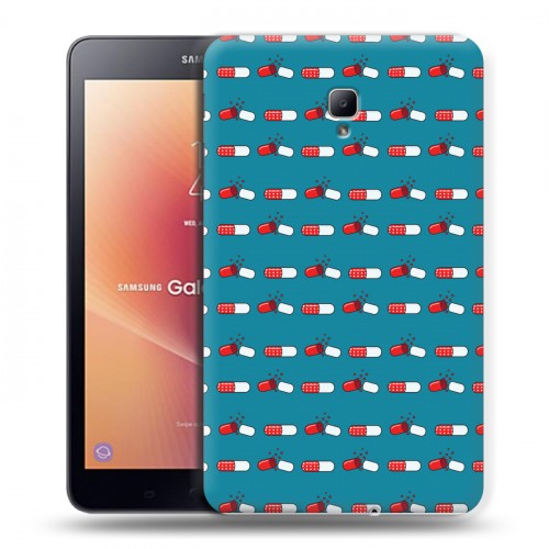 Дизайнерский силиконовый чехол для Samsung Galaxy Tab A 8.0 (2017) Разноцветные таблетки