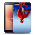 Дизайнерский силиконовый чехол для Samsung Galaxy Tab A 8.0 (2017) Человек-паук : Через вселенные