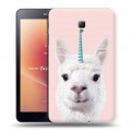 Дизайнерский силиконовый чехол для Samsung Galaxy Tab A 8.0 (2017) Мятные звери