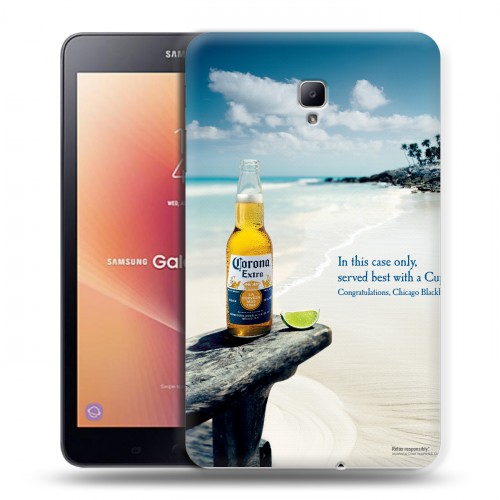 Дизайнерский силиконовый чехол для Samsung Galaxy Tab A 8.0 (2017) Corona