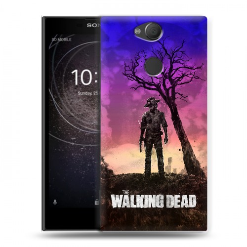 Дизайнерский силиконовый с усиленными углами чехол для Sony Xperia XA2 Ходячие Мертвецы