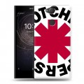 Дизайнерский силиконовый с усиленными углами чехол для Sony Xperia XA2 Red Hot Chili Peppers