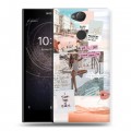Дизайнерский силиконовый с усиленными углами чехол для Sony Xperia XA2 Коллаж
