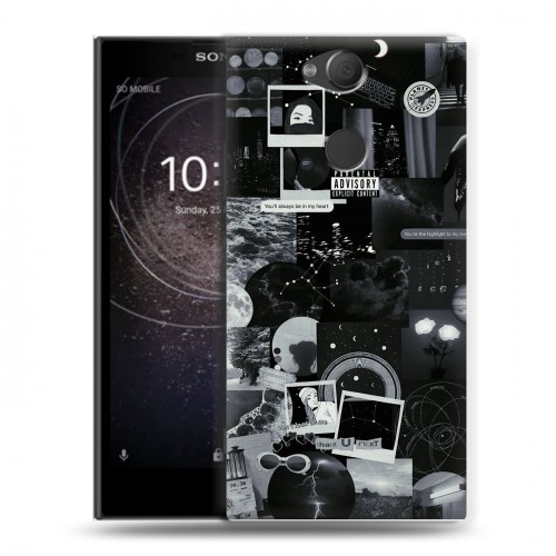 Дизайнерский силиконовый с усиленными углами чехол для Sony Xperia XA2 Коллаж