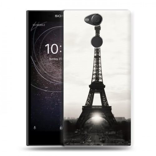 Дизайнерский силиконовый с усиленными углами чехол для Sony Xperia XA2 Париж