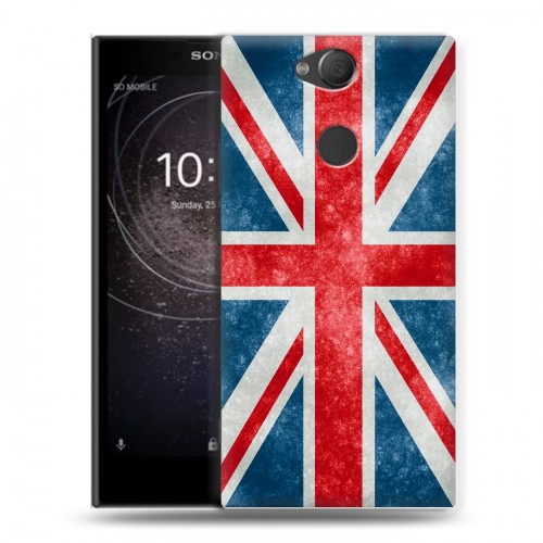 Дизайнерский силиконовый с усиленными углами чехол для Sony Xperia XA2 Флаг Британии