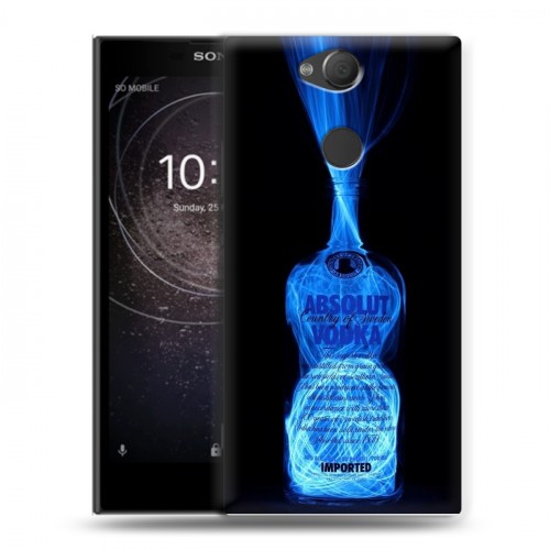 Дизайнерский силиконовый с усиленными углами чехол для Sony Xperia XA2 Absolut