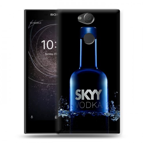 Дизайнерский силиконовый с усиленными углами чехол для Sony Xperia XA2 Skyy Vodka