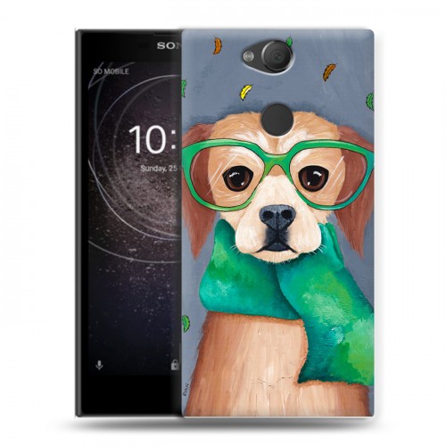 Дизайнерский силиконовый с усиленными углами чехол для Sony Xperia XA2 Собаки