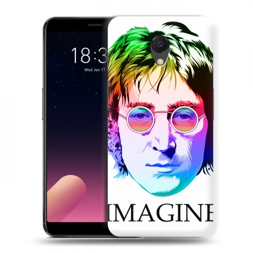 Дизайнерский силиконовый чехол для Meizu M6s Джон Леннон