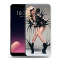 Дизайнерский силиконовый чехол для Meizu M6s Леди Гага