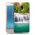 Дизайнерский пластиковый чехол для Samsung Galaxy J2 (2018) Водопады