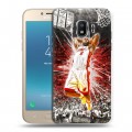 Дизайнерский пластиковый чехол для Samsung Galaxy J2 (2018) НБА