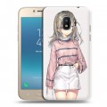 Дизайнерский пластиковый чехол для Samsung Galaxy J2 (2018) Аниме