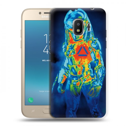 Дизайнерский пластиковый чехол для Samsung Galaxy J2 (2018) Хищник (2018)