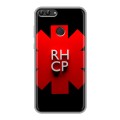 Дизайнерский силиконовый чехол для Huawei P Smart Red Hot Chili Peppers