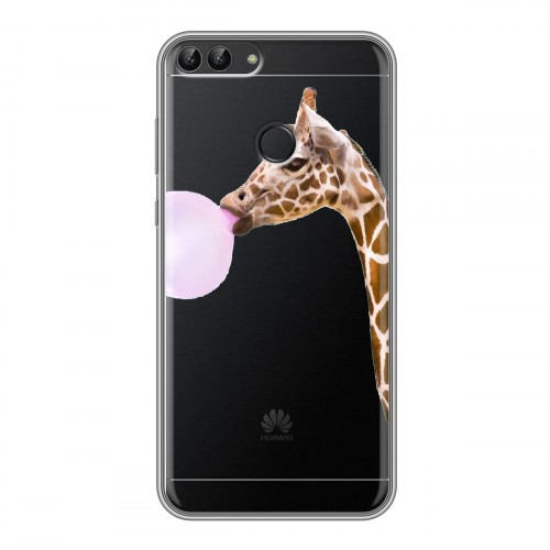 Дизайнерский силиконовый чехол для Huawei P Smart Мятные звери