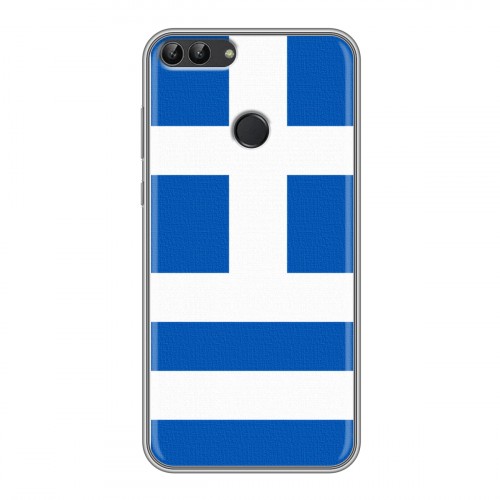 Дизайнерский силиконовый чехол для Huawei P Smart Флаг Греции