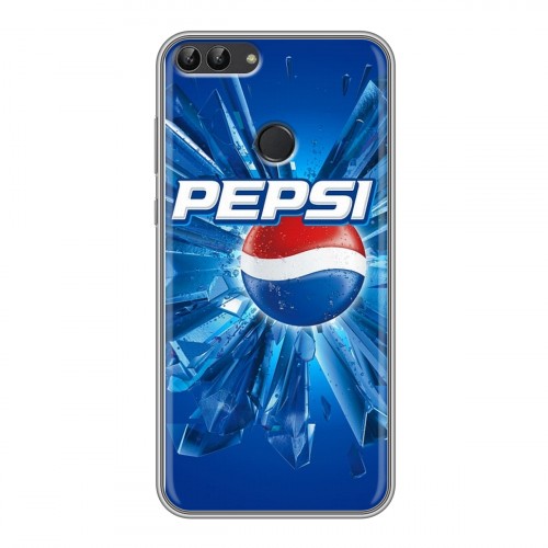 Дизайнерский силиконовый чехол для Huawei P Smart Pepsi