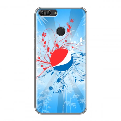 Дизайнерский силиконовый чехол для Huawei P Smart Pepsi