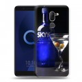 Дизайнерский пластиковый чехол для Alcatel 3X Skyy Vodka
