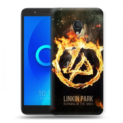 Дизайнерский пластиковый чехол для Alcatel 1C Linkin Park
